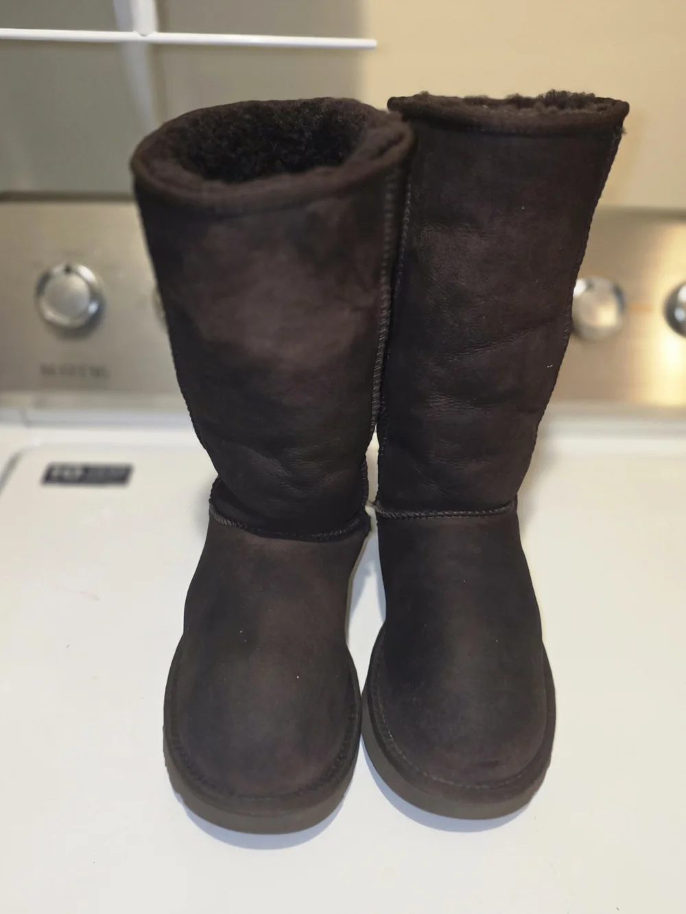 UGG Women's Brown Tall Shearling-Lined Boot